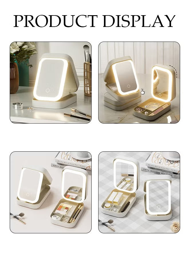 Makeup Storage Box With LED