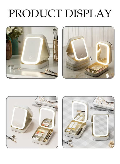 Makeup Storage Box With LED