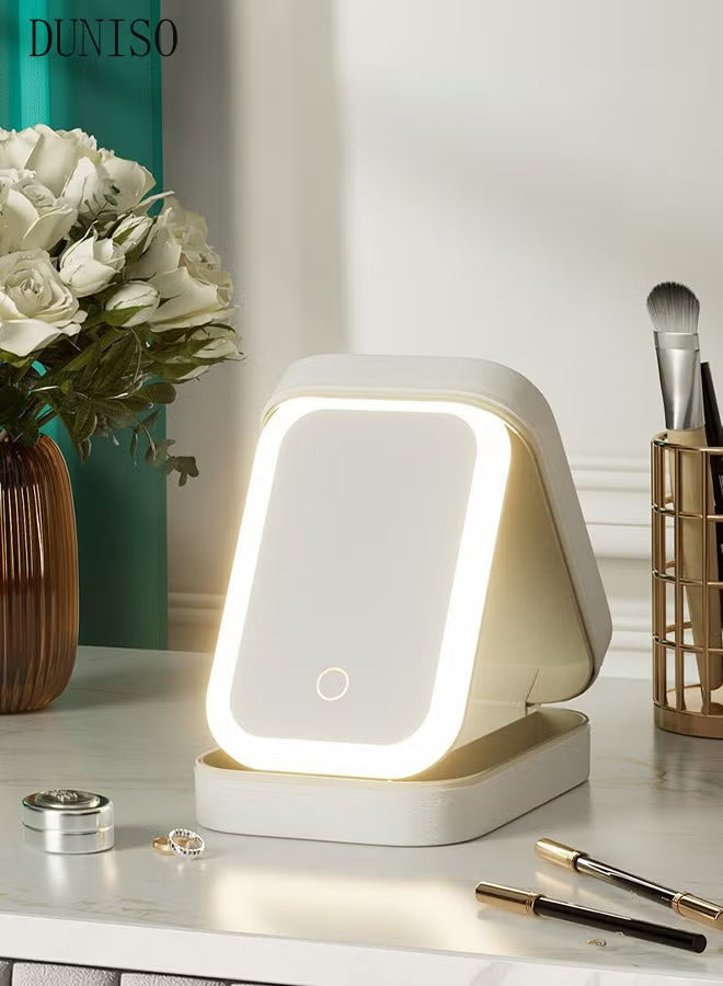 Makeup Storage Box With LED