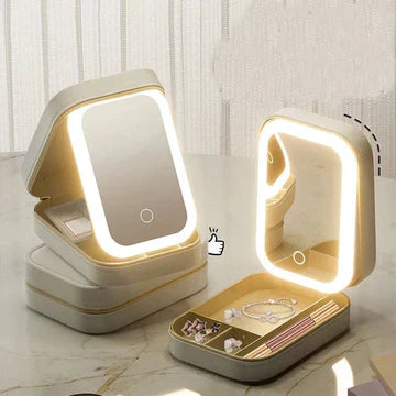 Makeup Storage Box With LED